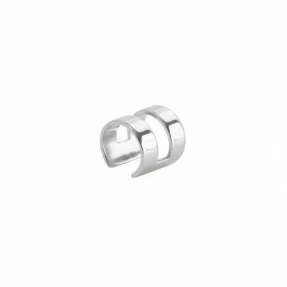 Boucle d'oreille Dualité Argent