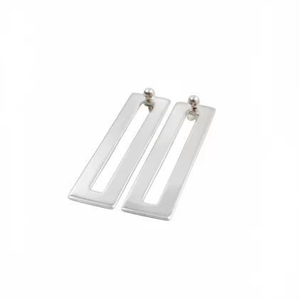 Boucles d'oreilles Dualité XL Argent